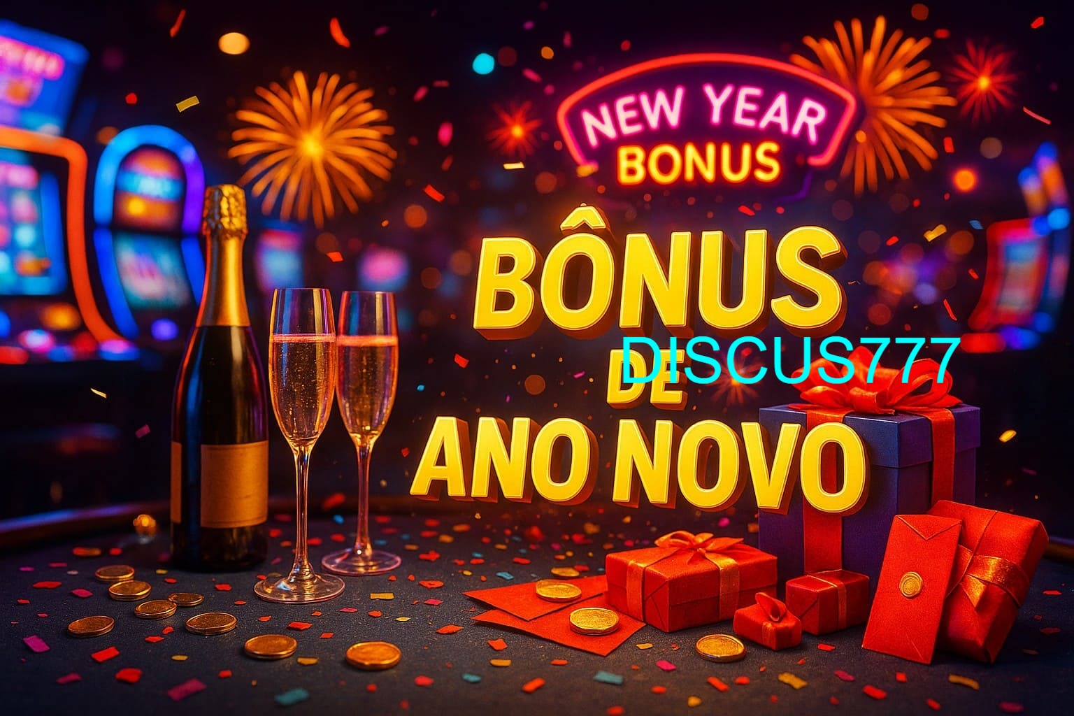 Promoções de Ano Novo no DISCUS777